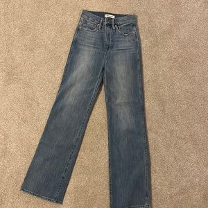 Madewell high rise flare size 26